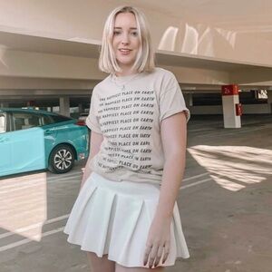 Happiest Place on Earth Graphic Tee for Disneyland or Disney Unisex Size XL